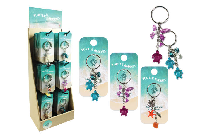 Turtle Buddies Key Ring
