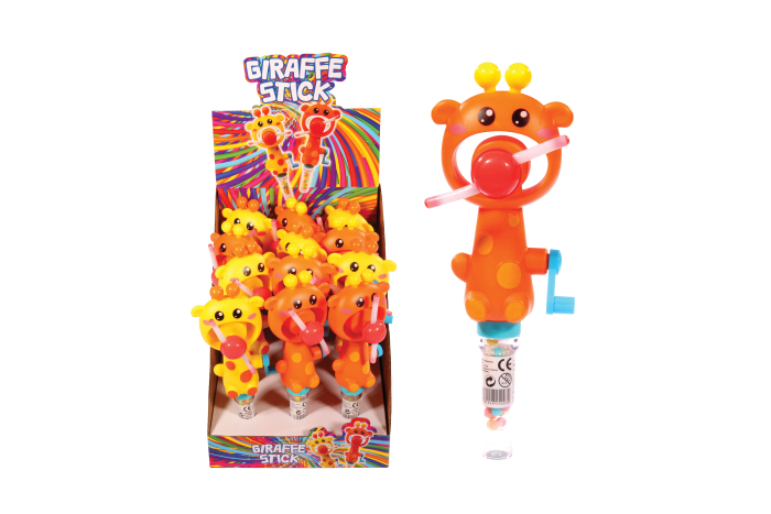 Giraffe Stick with Sweets - Light-up, In Display 