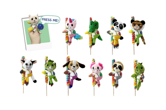 Soft, Squishy Animal, with Lolly