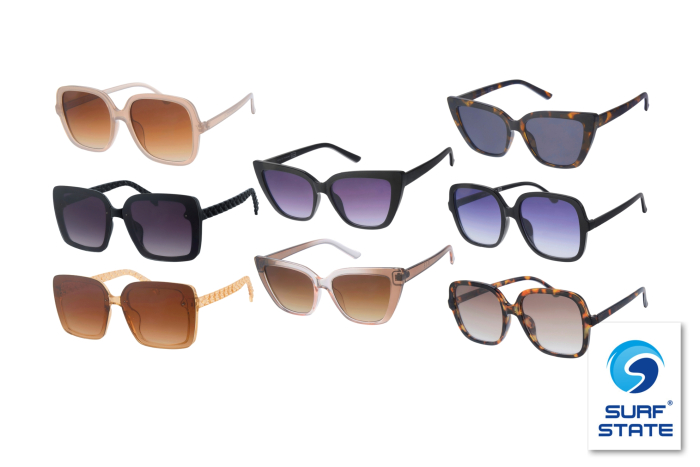 Ladies Plastic Frame Sunglasses