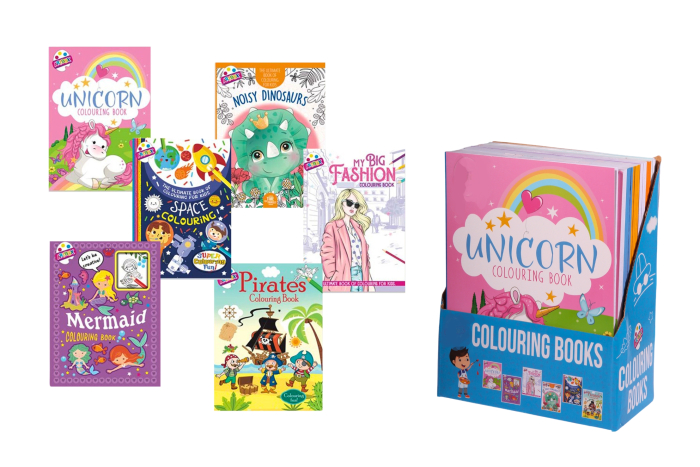 Children's Colouring Book Set