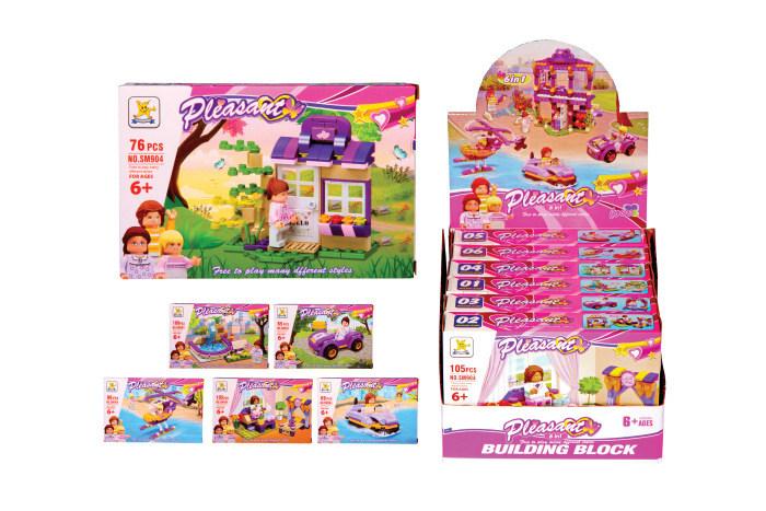 Girls Block Building Set