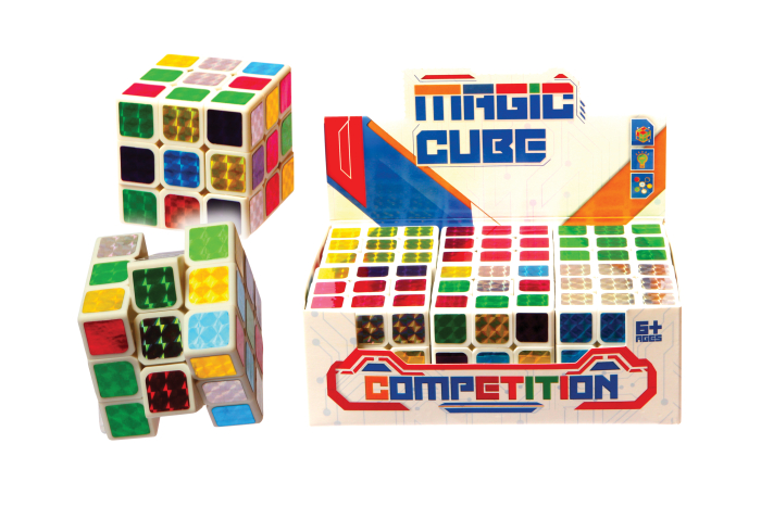 Brainteasing Puzzle Cube - In Display 