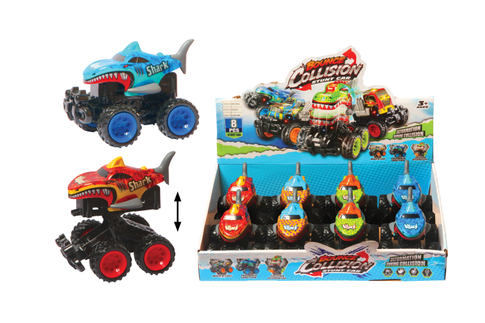 Shark Collision Stunt Car - Friction, In Display