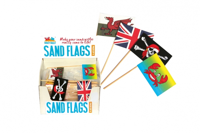 Crazy Coast Sand Flags