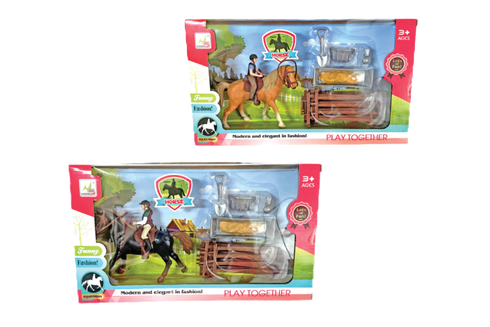 Horse & Rider Play Set, Boxed