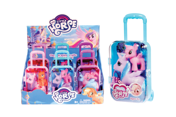 Magical Unicorns in Suitcase Set, In Display