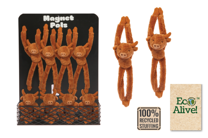Eco Alive™ Soft Magnetic Highland Cow