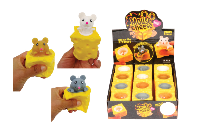 Squeeze & Pop Mouse in Cheese