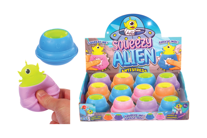 Squeeze & Pop Alien in UFO