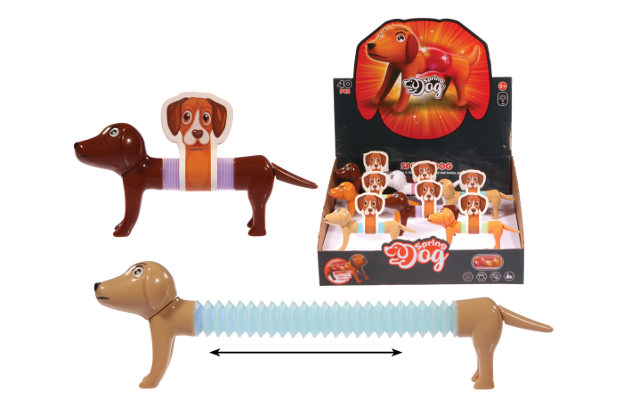 Sausage Dog Popper Tube, Light Up