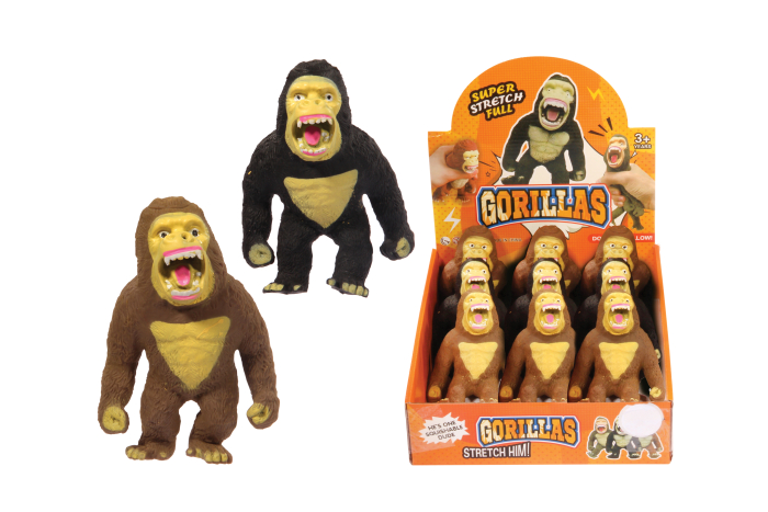 Stretchy Gorilla, In Display