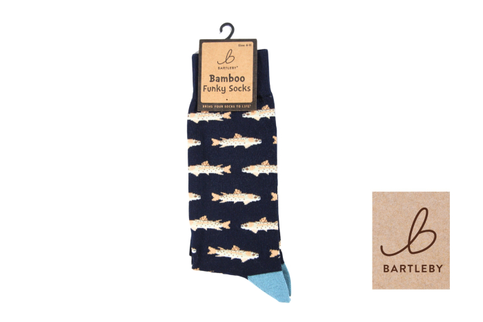 Men's Funky Bamboo Socks - Country Fishing