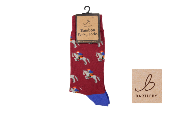 Ladies Bamboo Socks - Horse & Rider 
