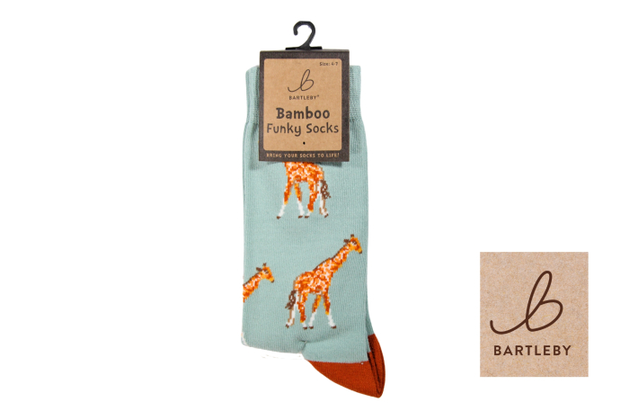 Ladies Funky Bamboo Socks - Gerry Giraffe 
