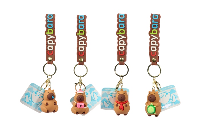 Capybara Keyring - Assorted
