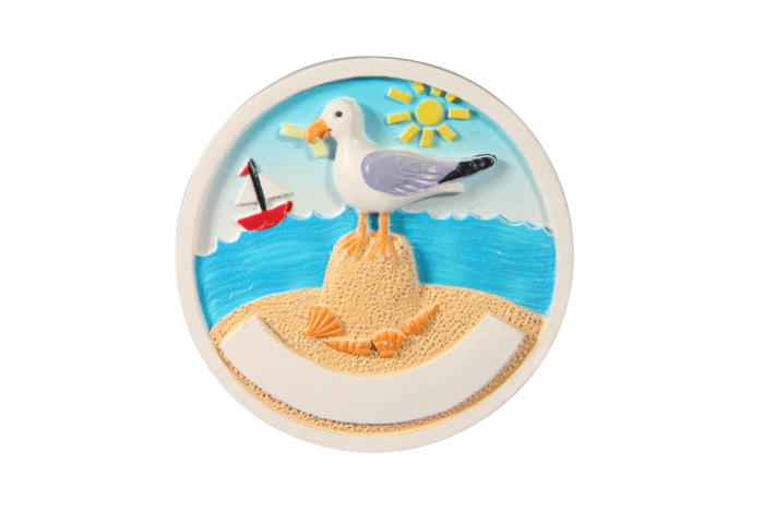 Seagull on Sandcastle - Town Named
