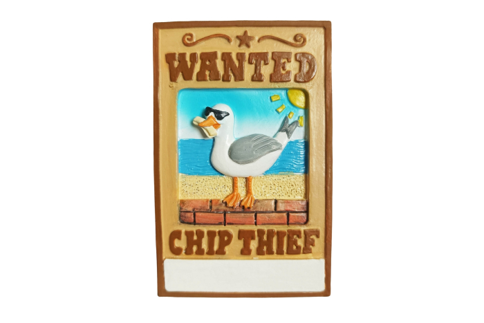 Wanted Chip Thief Magnet - Town Named