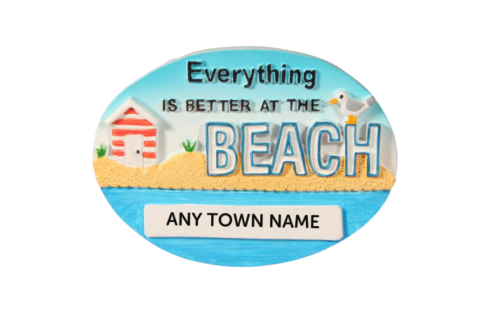 Better at the Beach Magnet - Town Named