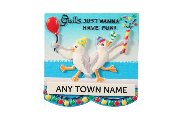 Gull Wanna Have Fun Magnet - Town Named