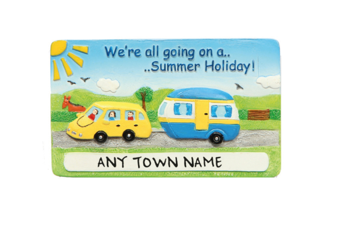 Summer Holiday Magnet - Town Named
