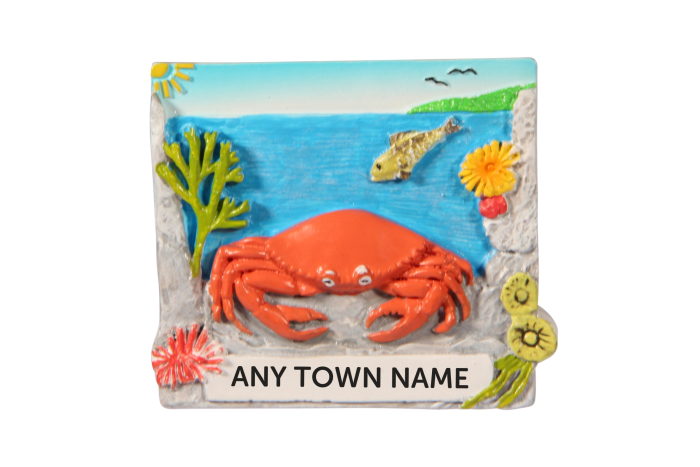 Underwater Crab Magnet - Town Named