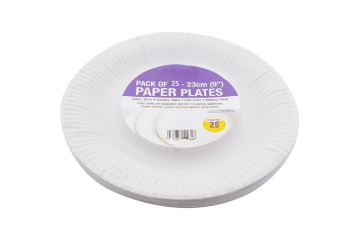 Paper Plates - 25 Pack