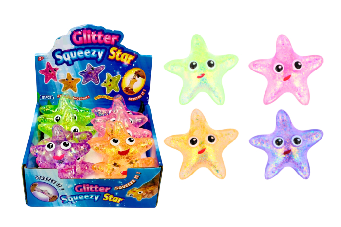 Squeezy Starfish - Sugar Gel, In Display