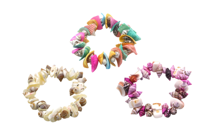 Shells Bracelet, Elasticated
