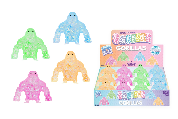 Squeezy Gorilla - Sugar Gel, In Display