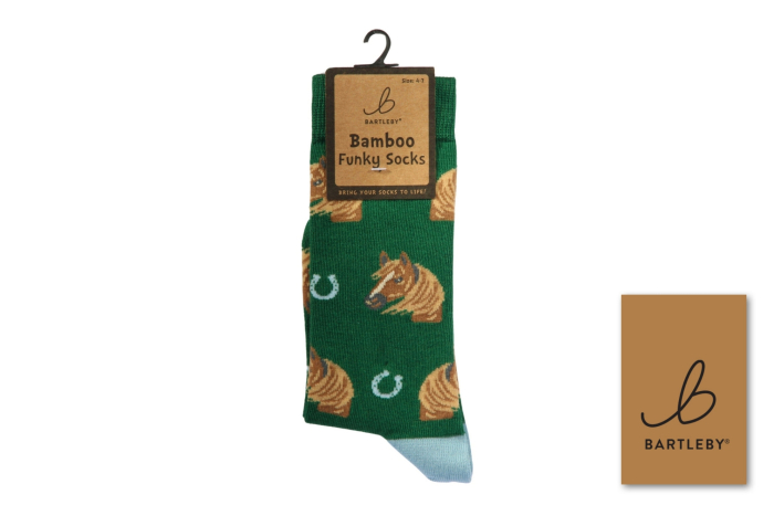 Ladies Funky Bamboo Socks - Horse Head