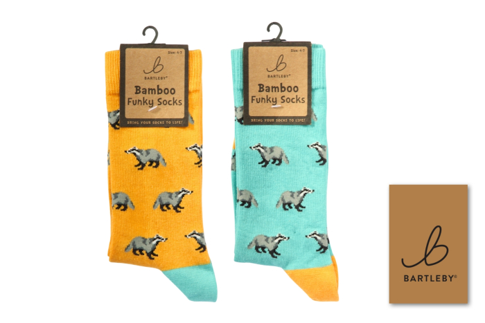 Ladies Funky Bamboo Socks - Bold Badger