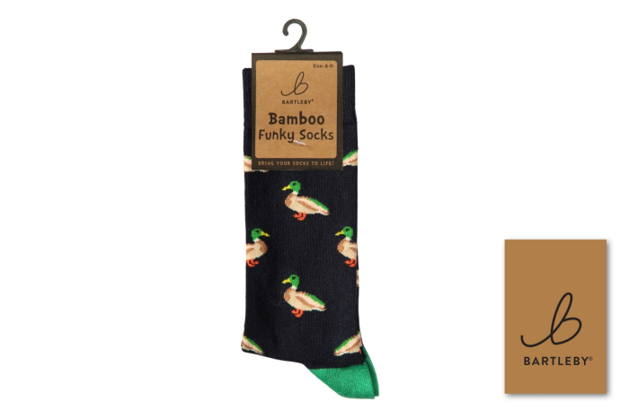 Mens Funky Bamboo Socks - Country Mallard