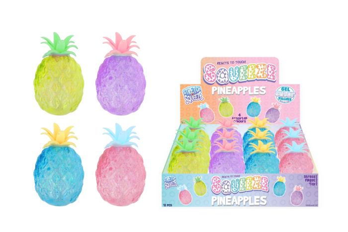 Squeeze Pineapple - Sugar Gel, In Display