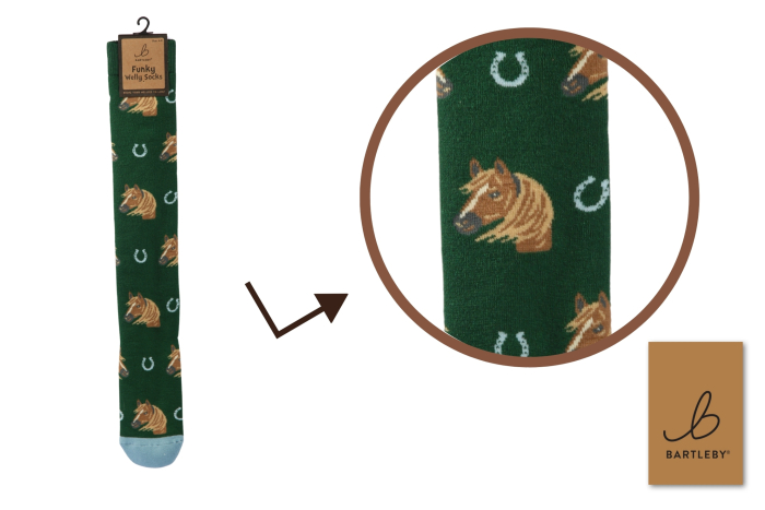 Funky Welly Socks - Horse Head