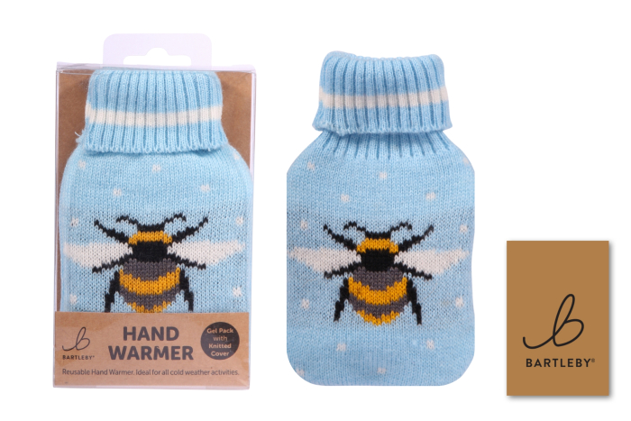 Knitted Hand Warmer - Bee