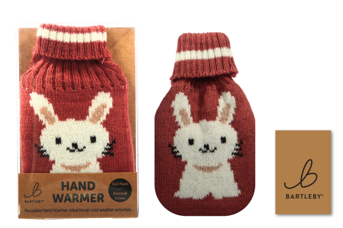 Knitted Hand Warmer - Rabbit
