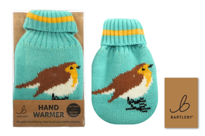 Knitted Hand Warmer - Robin