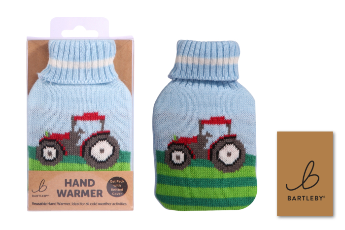 Knitted Hand Warmer - Tractor