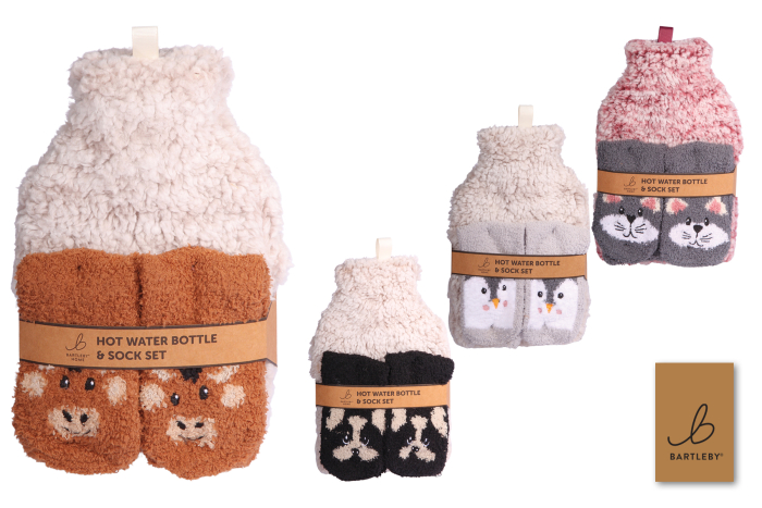 Hot Water Bottle & Sock Set