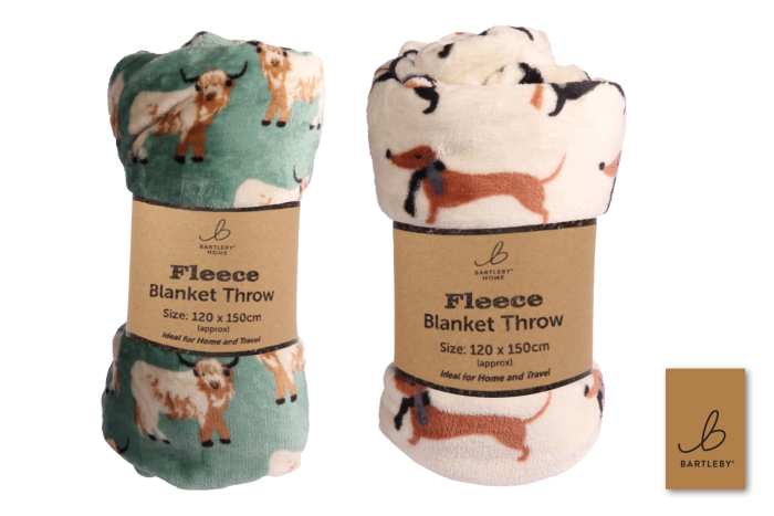 Printed Throw, Assorted Designs