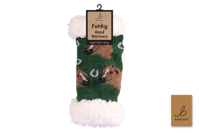 Sherpa Wrist Warmer - Horse Head