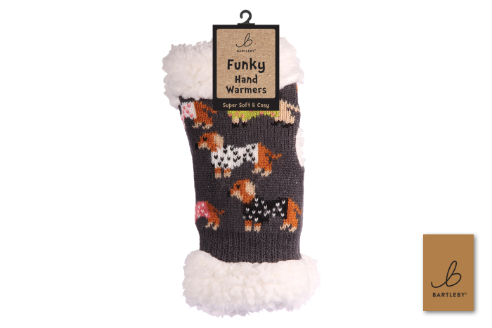 Sherpa Wrist Warmer - Trendy Dachshund