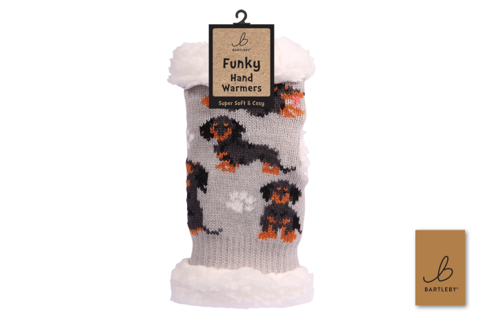 Sherpa Wrist Warmer - Sausage Doggie