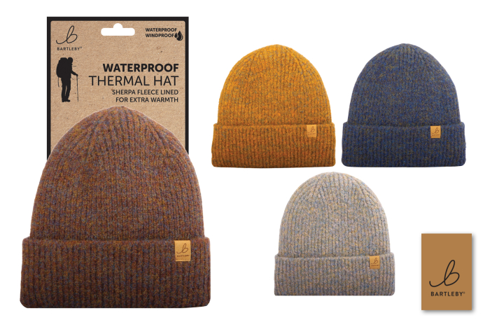 Unisex Waterproof Hat - Brushed Yarn