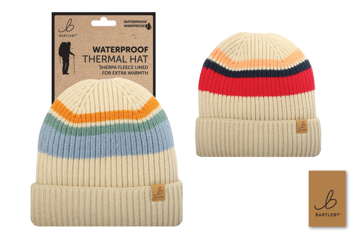 Unisex Waterproof Hat - Stripe