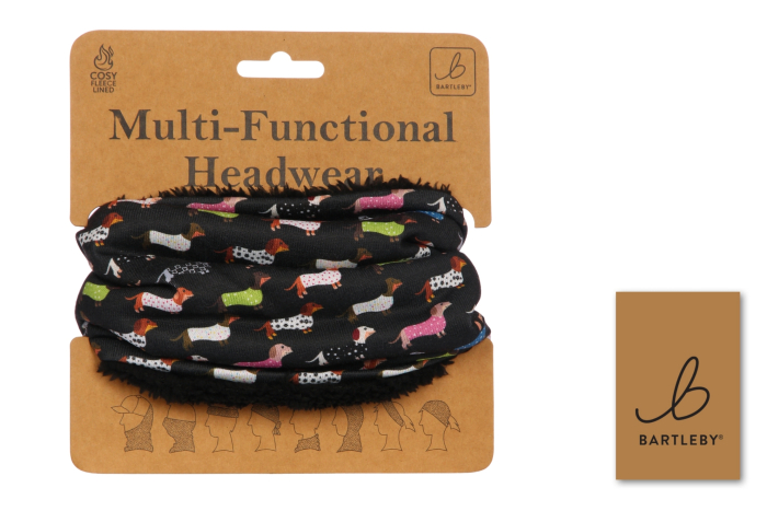 Funky Neck Warmer, Trendy Dachshunds