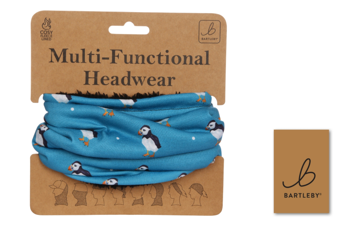 Funky Neck Warmer, Puffy Puffins
