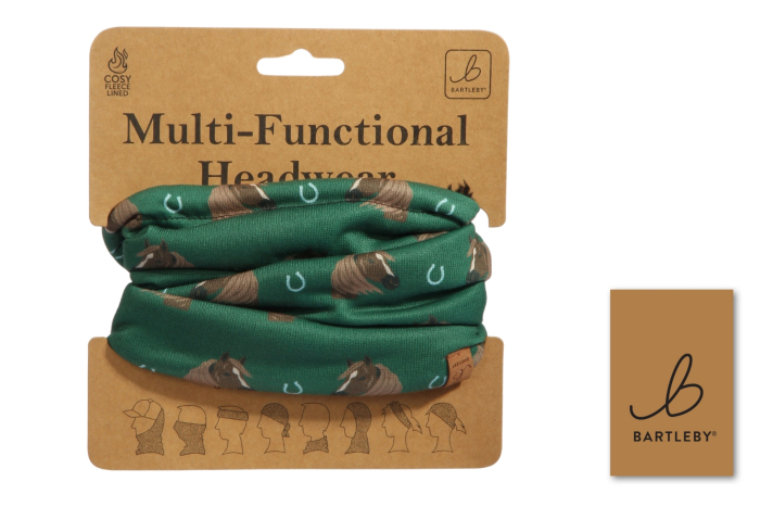 Funky Neck Warmer, Horse Heads