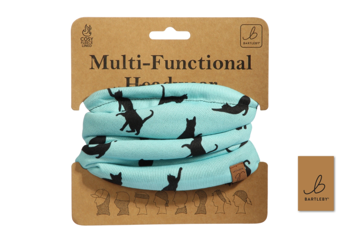 Funky Neck Warmer, Cat Silhouettes